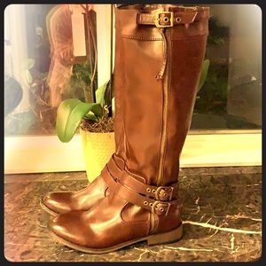 Mossimo Brown Leather Boots size 7.5